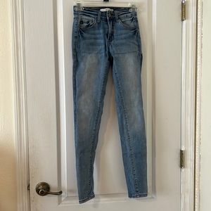 Kancan High Waisted Denim Skinny Jeans